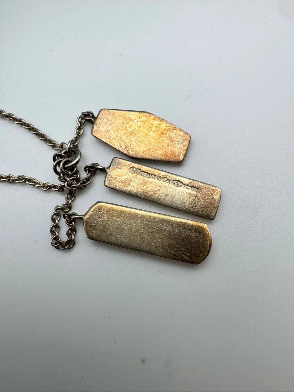 Tiffany & Co. 1837 Elements Triple Bar Pendant Necklace